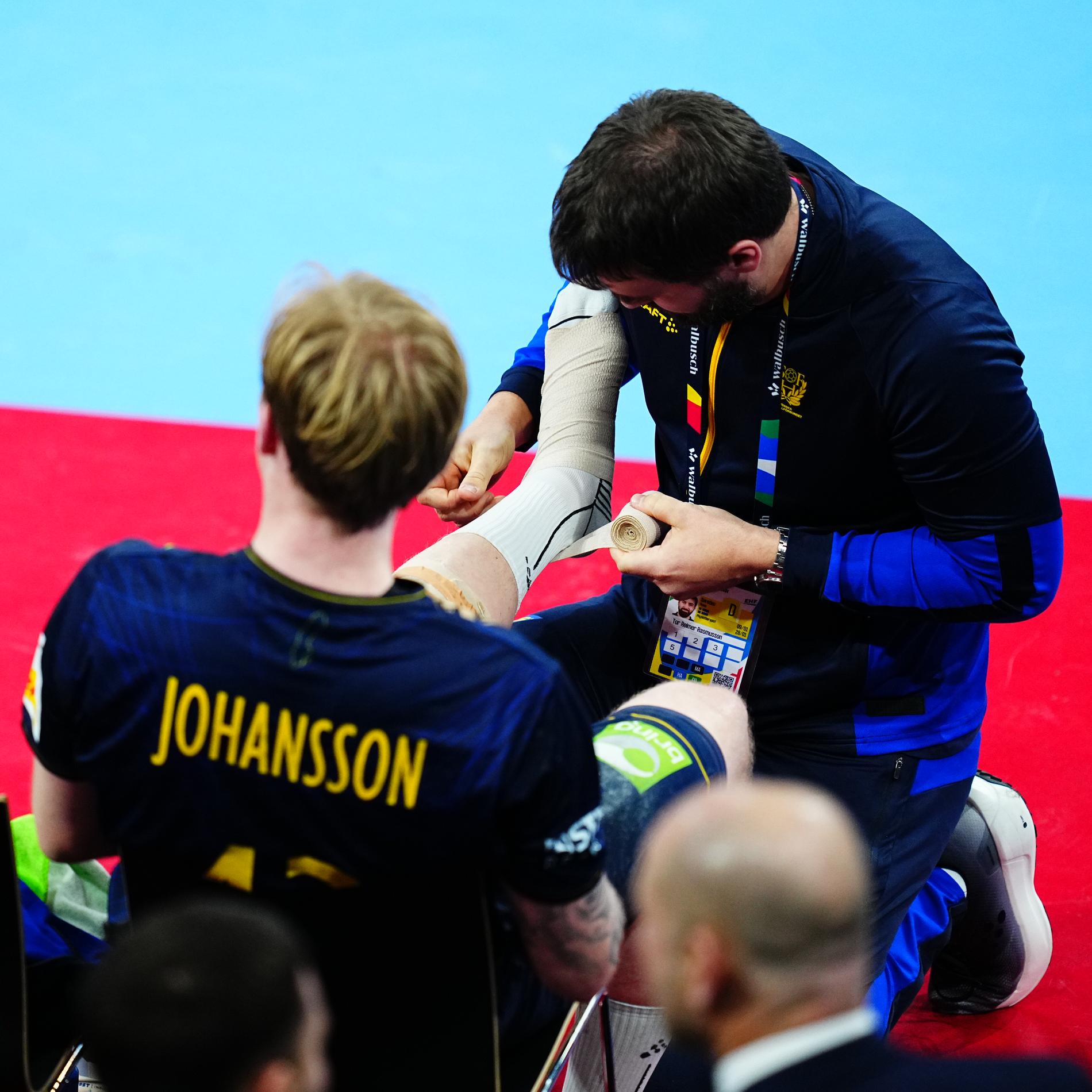 Eric Johansson vrickade foten: ”Den är okej”, säger han.