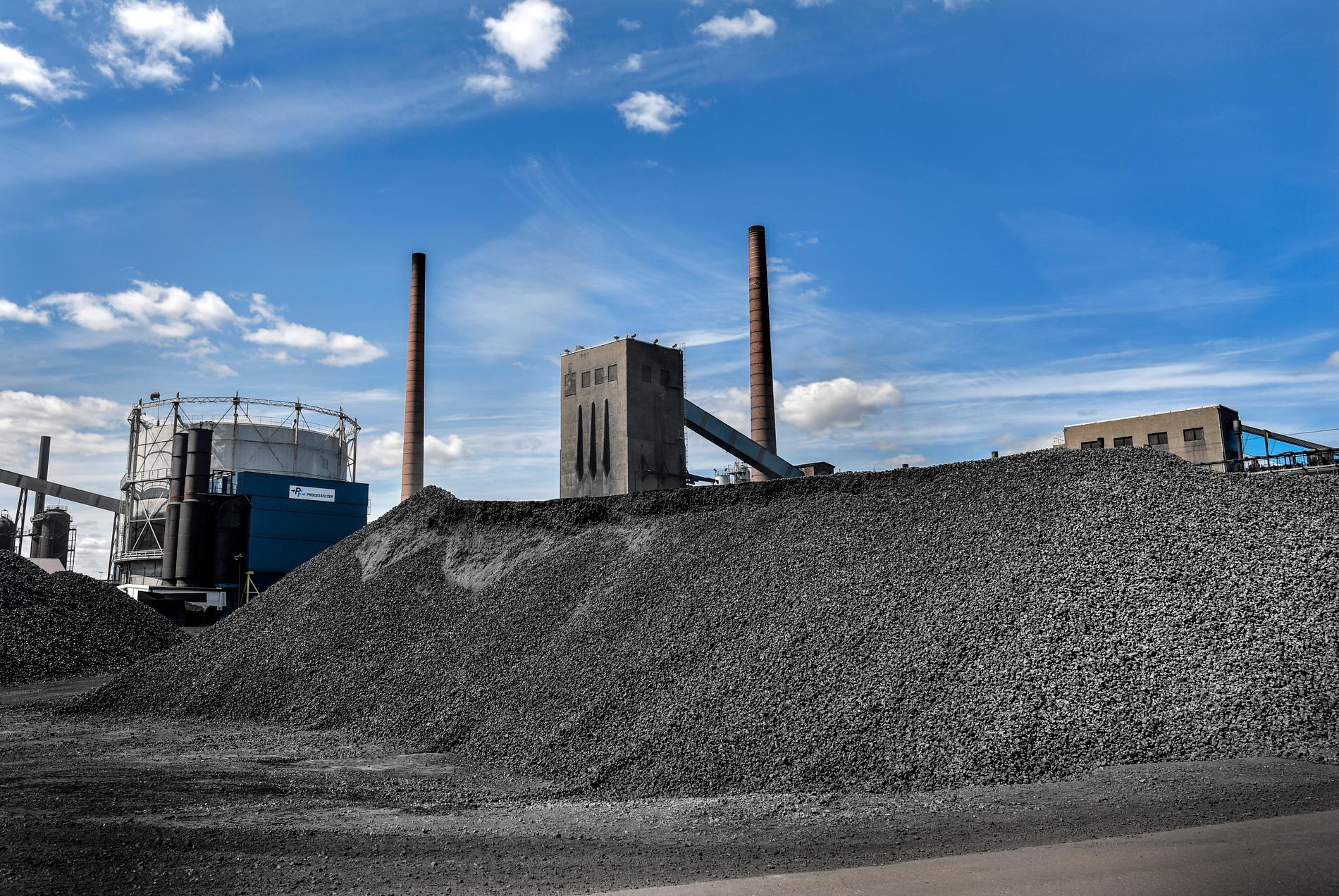 Förra året importerades 1,9 miljoner ton kol, mestadels från Australien och Nordamerika. 