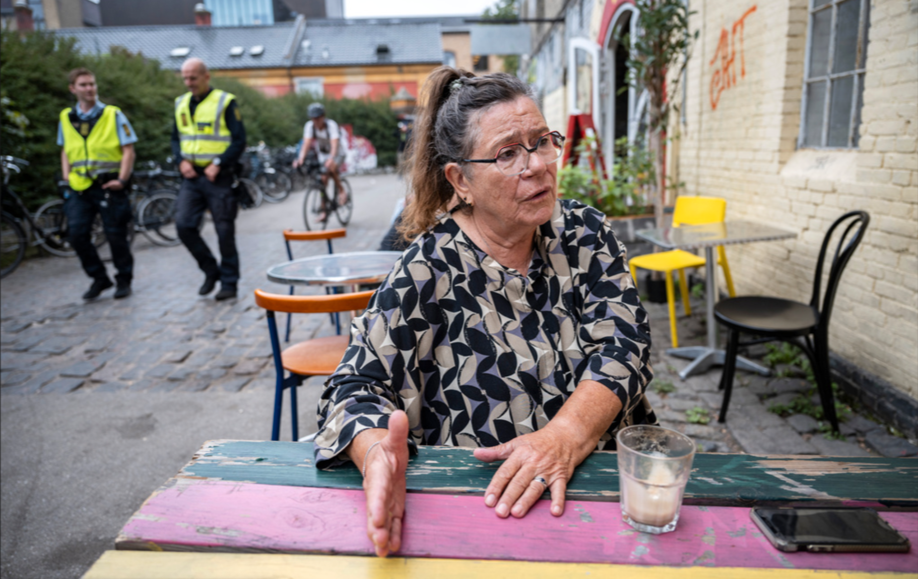 Christianias talesperson Hulda Mader har bott i fristaden sen 80-talet.