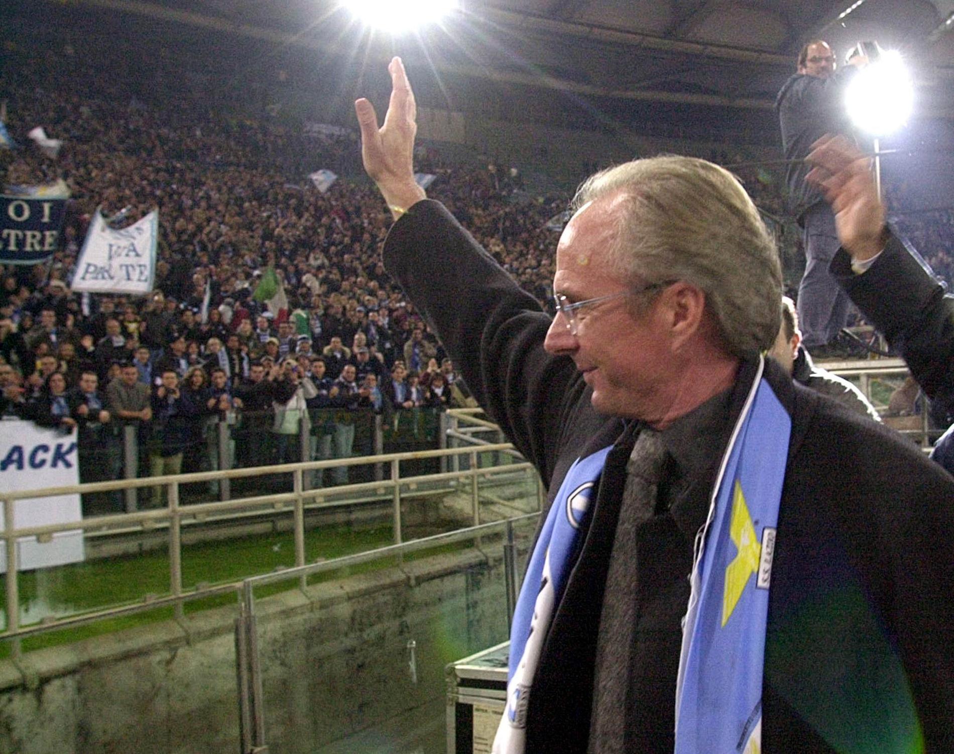 Senast Lazio vann nio raka matcher i Serie A var säsongen 1998–1999 då Sven-Göran Eriksson var tränare i klubben. Arkivbild.