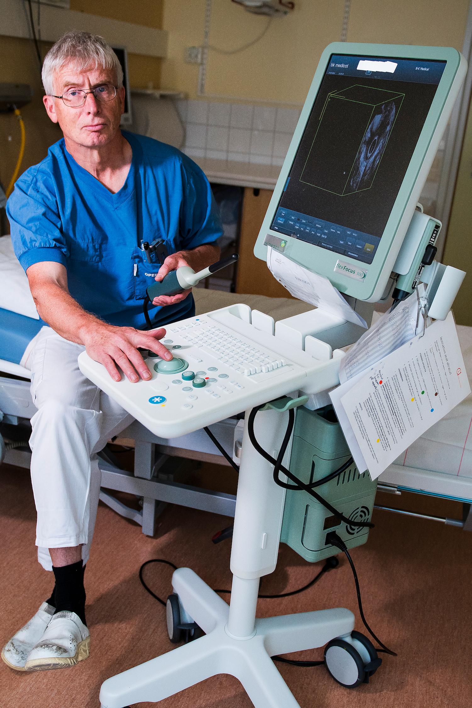 Pär Nordin, magtarm-kirurg vid sjukhuset i Östersund och forskare vid Umeå universitet. Han leder den nya studien om analt ultraljud efter förlossninglen.