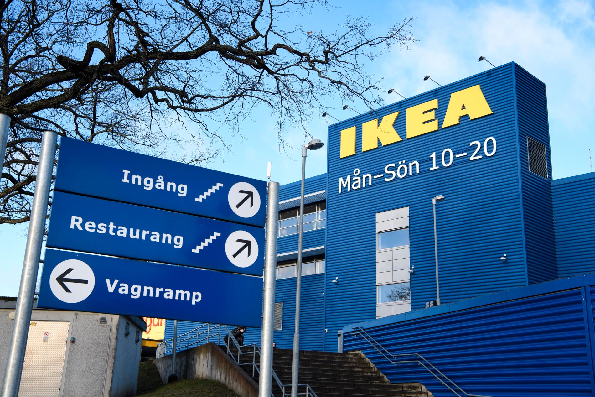 Ikeas varuhus i Kungens kurva söder om Stockholm. 