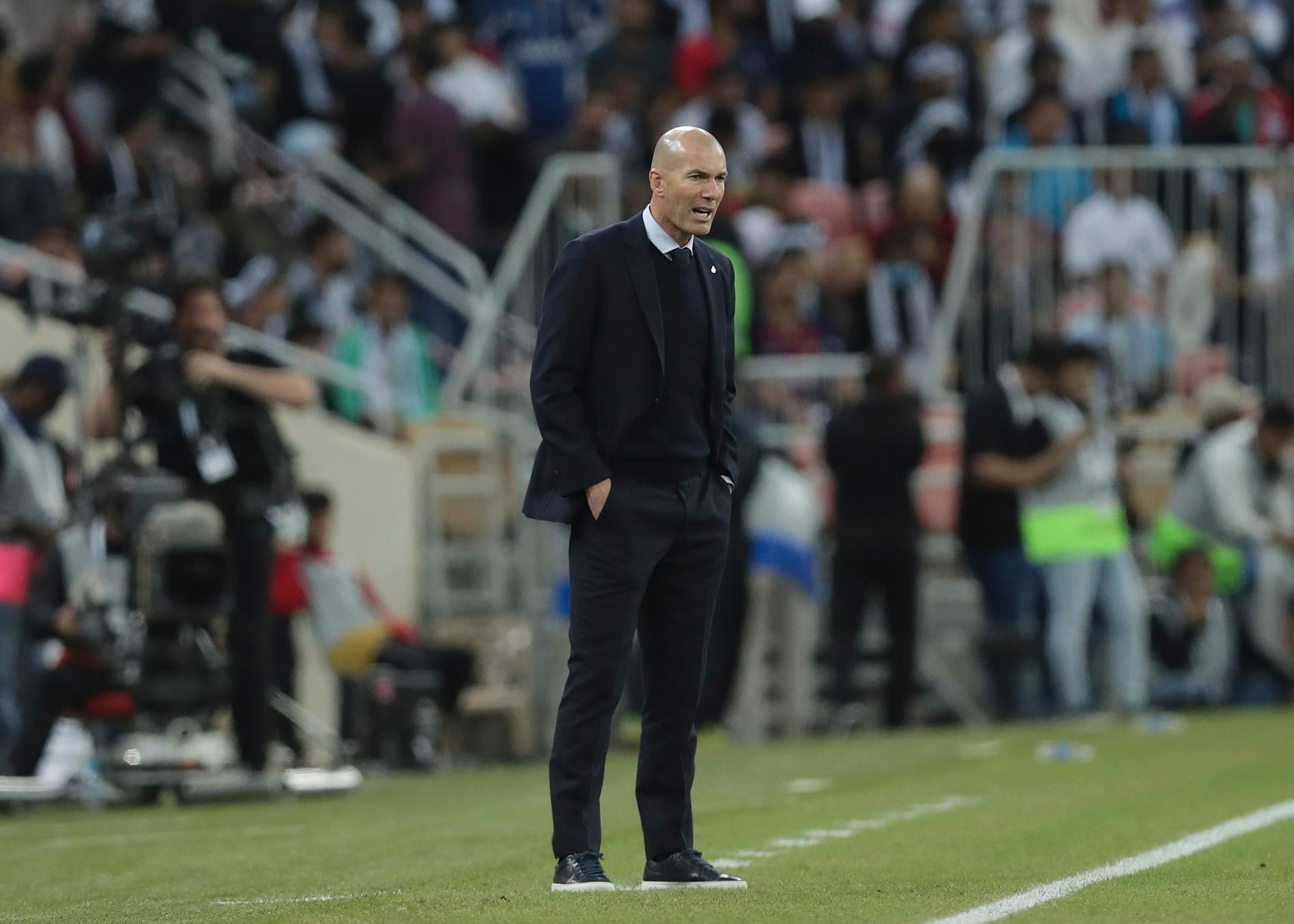 Zinedine Zidane har aldrig förlorat en final som tränare i Real Madrid.
