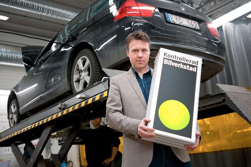 Thomas Engström, vd för Kontrollerad Bilverkstad