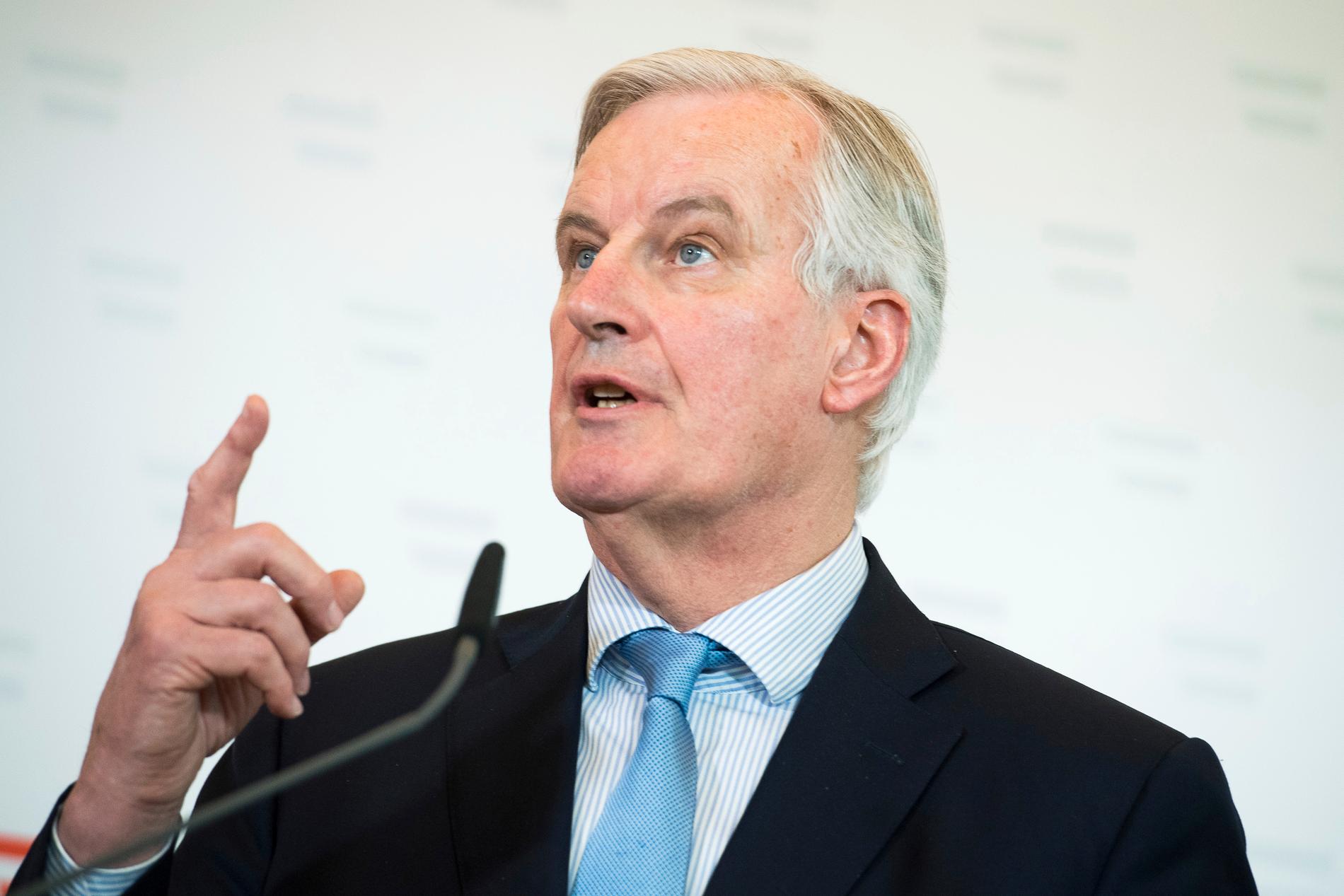 EU:s brexitförhandlare Michel Barnier. Arkivbild.