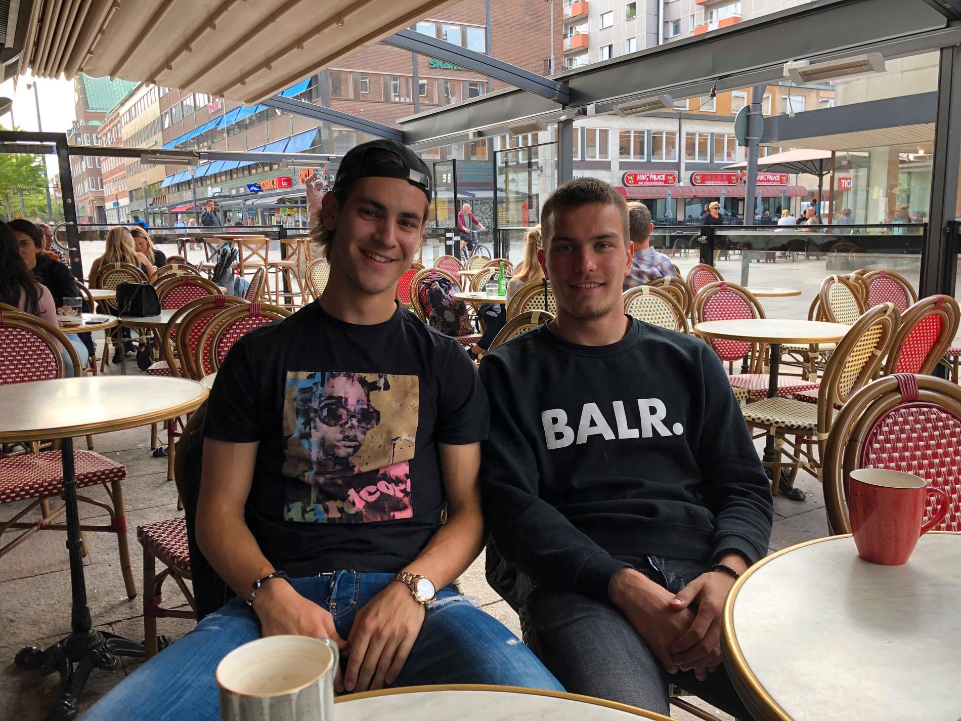 Adi Nalic och Pavle Vagic siktar båda på att slå sig in i Malmö FF under säsongen 2020.