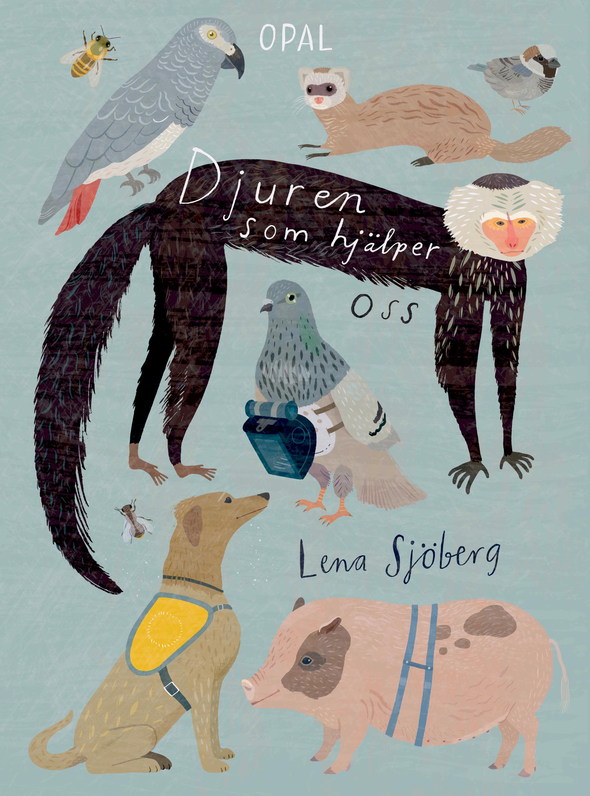 Tävla om boken ”Djuren som hjälper oss” av Lena Sjöberg.