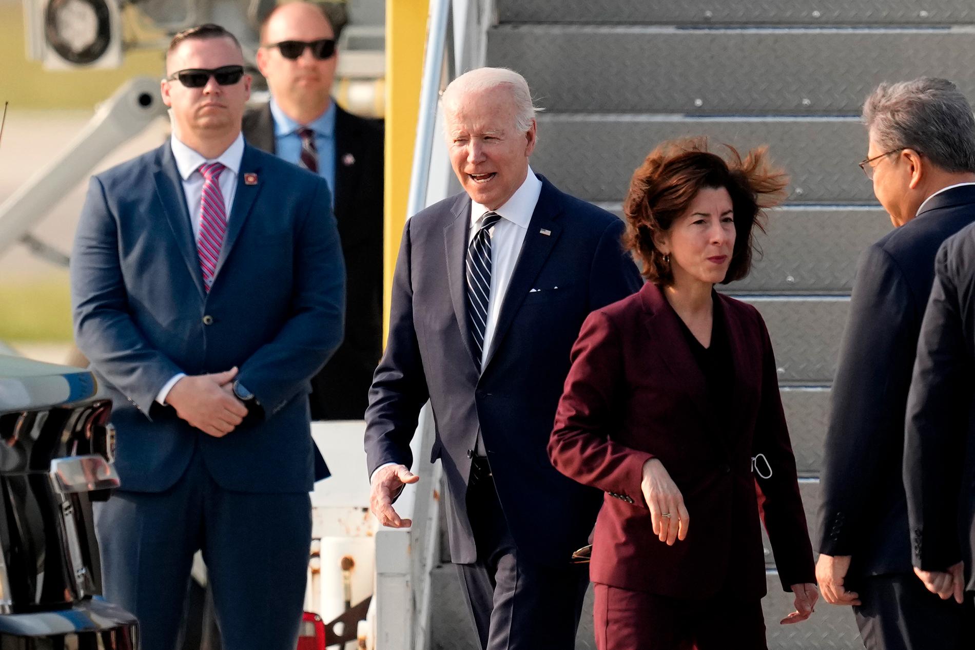 USA:s president Joe Biden har anlänt till den sydkoreanska staden Pyeongtaek där han ska träffa landets president Yoon Suk-yeol.