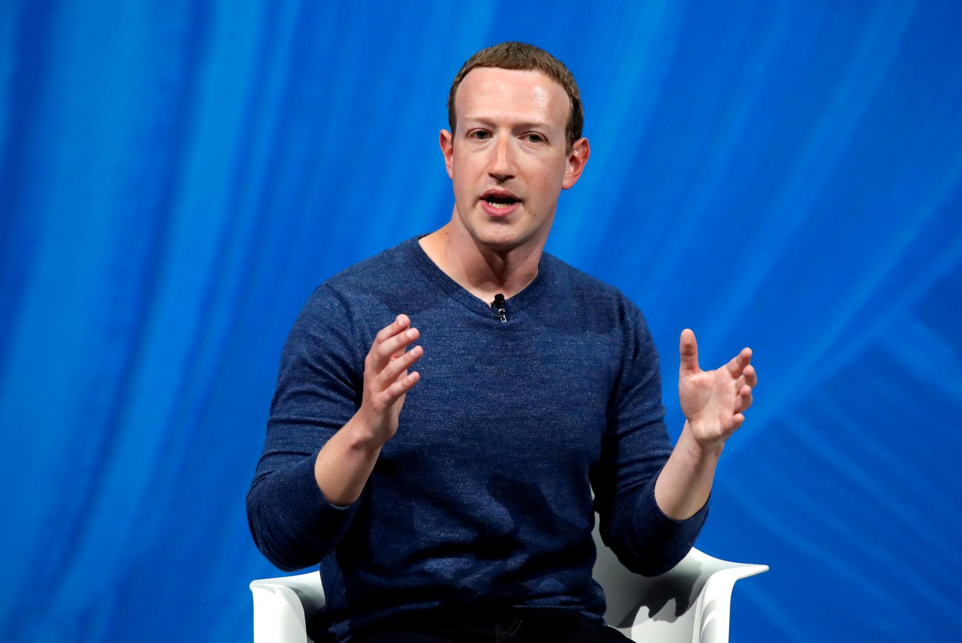Mark Zuckerberg, medgrundare till nätverkstjänsten Facebook.
