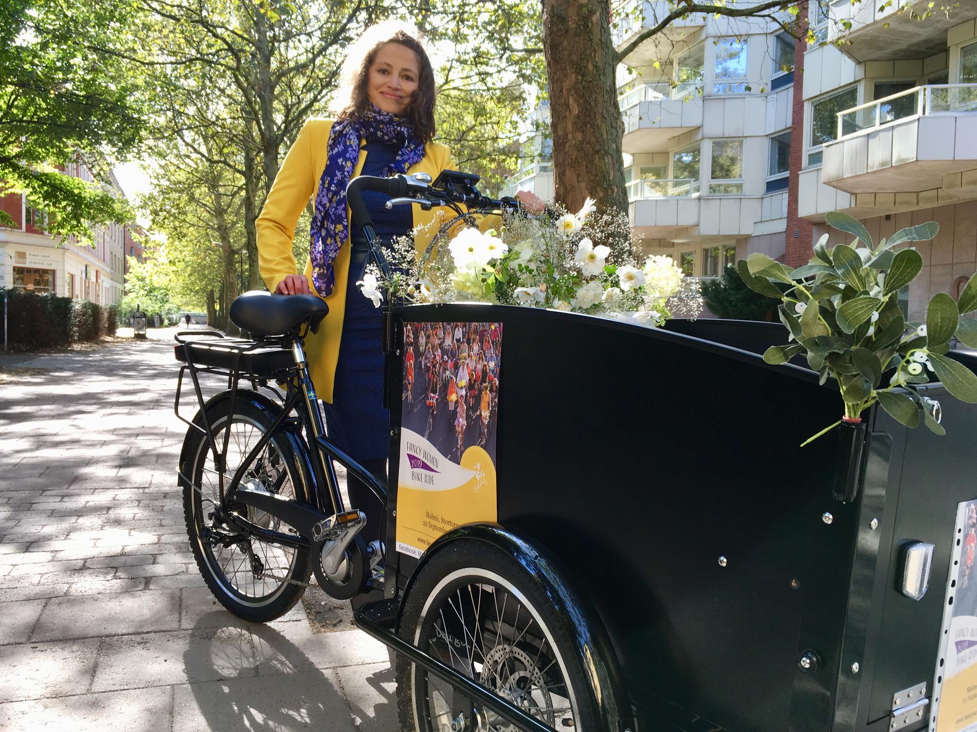 Vasvie Issa vill uppmuntra fler att cykla och göra det till en del av det dagliga livet.