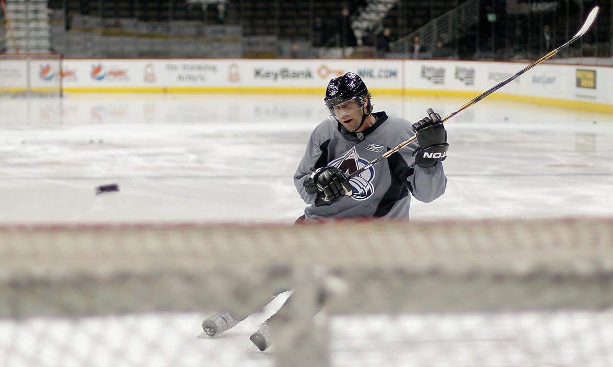 I januari 2011 gjorde Peter Forsberg ett sista försök till en comeback. Här tränar han i Denver inför återkomsten i NHL.