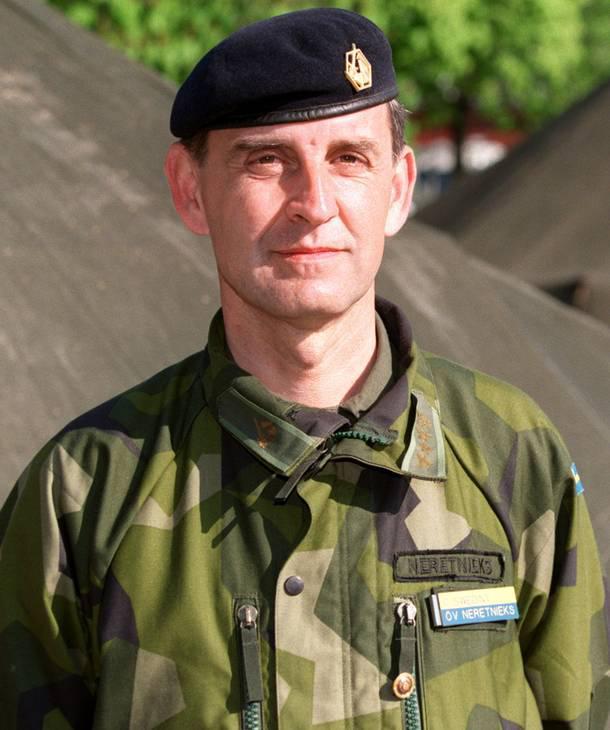 Karlis Neretnieks, försvarsdebattör och tidigare chef för Gotlands regemente.