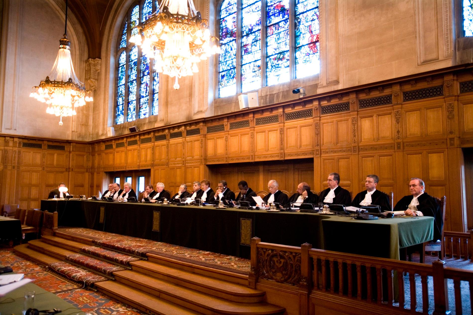 Domarna i Internationella domstolen i Haag får nu brottas med frågan om USA:s sanktioner mot Iran. Arkivbild.