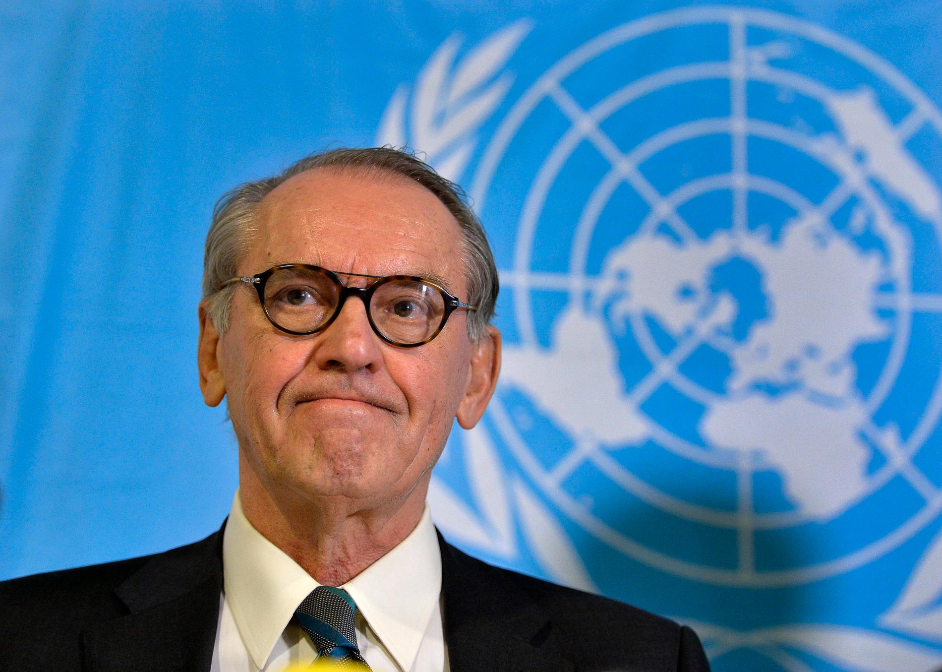 Jan Eliasson, tidigare utrikesminister och vice generalsekreterare för FN.