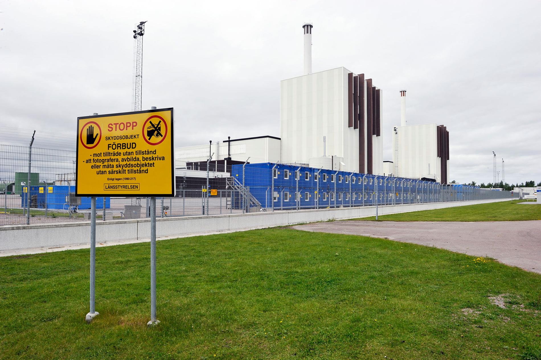 Forsmark kärnkraftverk utanför bruksorten Forsmark i Östhammars kommun.