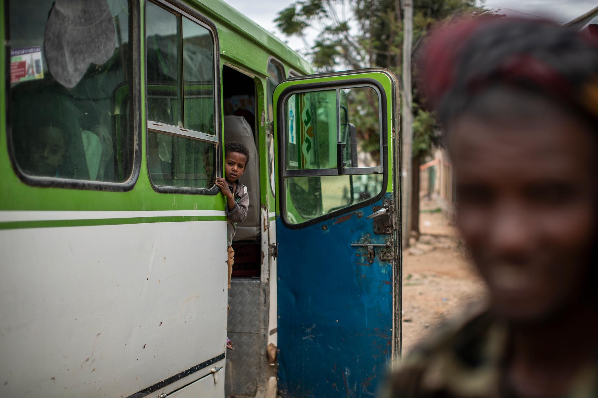 Orten Hawzen i Etiopien är en av städerna där strider rasat och där många flytt kriget. Arkivbild.