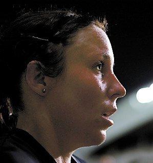 En ledsen Hanna Ljungberg tvingades ge upp OS.