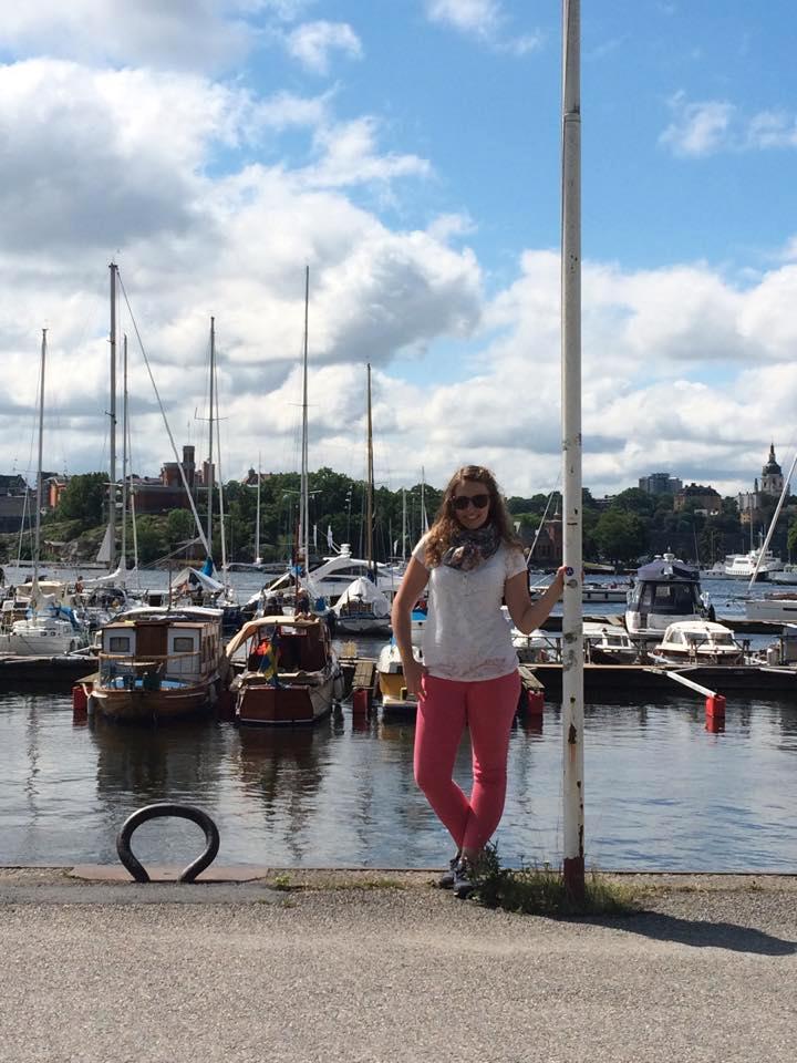 Stefanie var på semester i Stockholm tillsammans med en vän. Foto: Privat