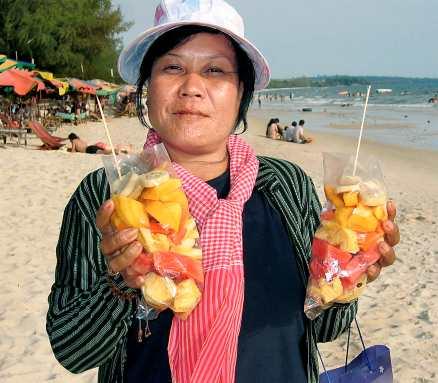 Sokha, 44, fruktförsäljare