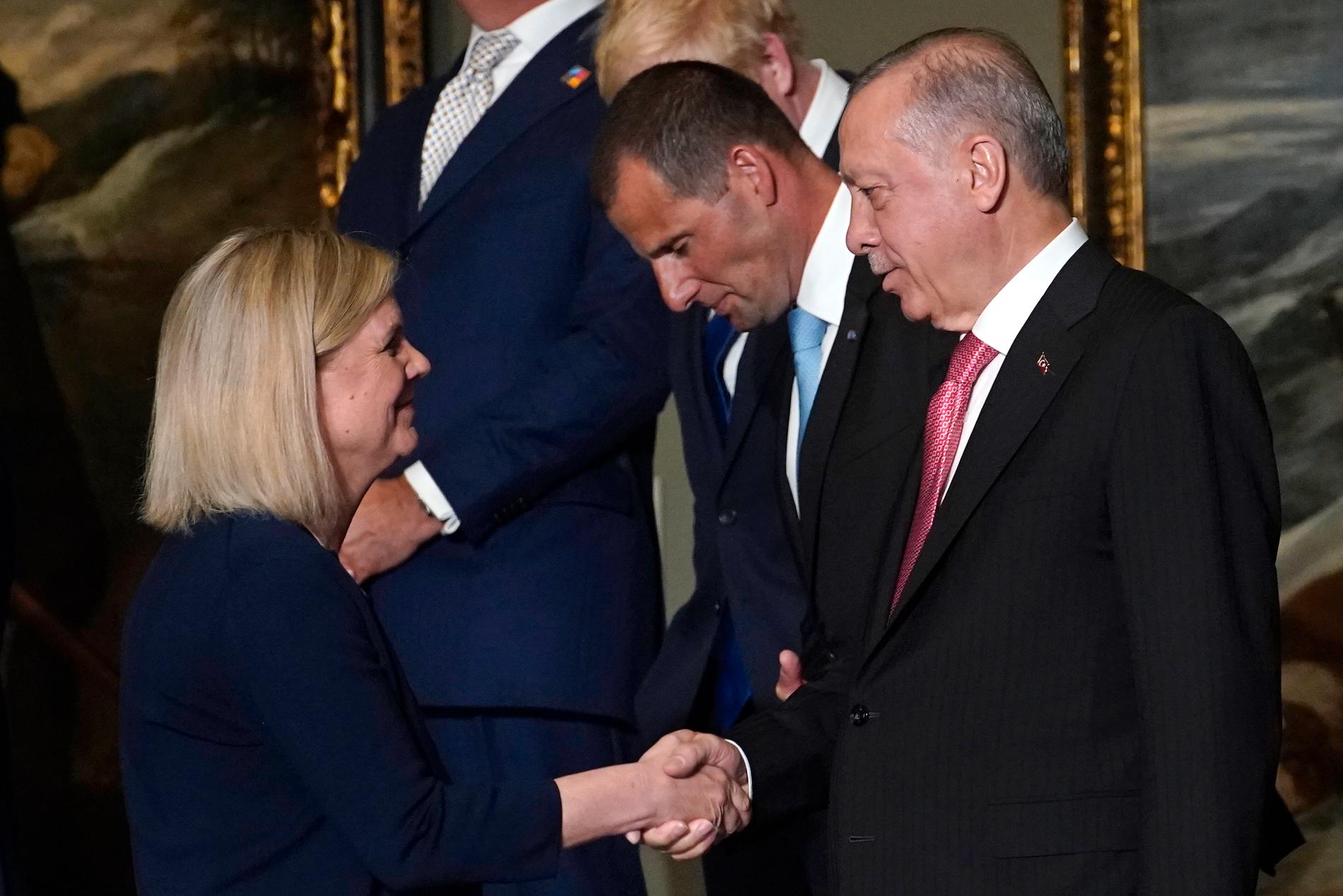 Statsminister Magdalena Andersson och turkiets president Recep Tayyip Erdoğan har nu kommit överens