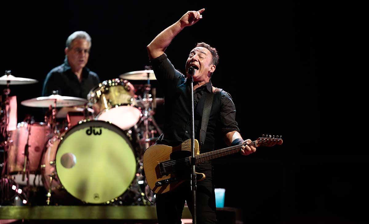 Från Springsteens konsert i Olso igår, den 29 april.