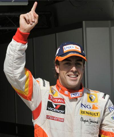 Jagar pallplats Nu när Fernando Alonso fått klartecken till att köra i Valencia ställer han siktet högt. FOTO: AP