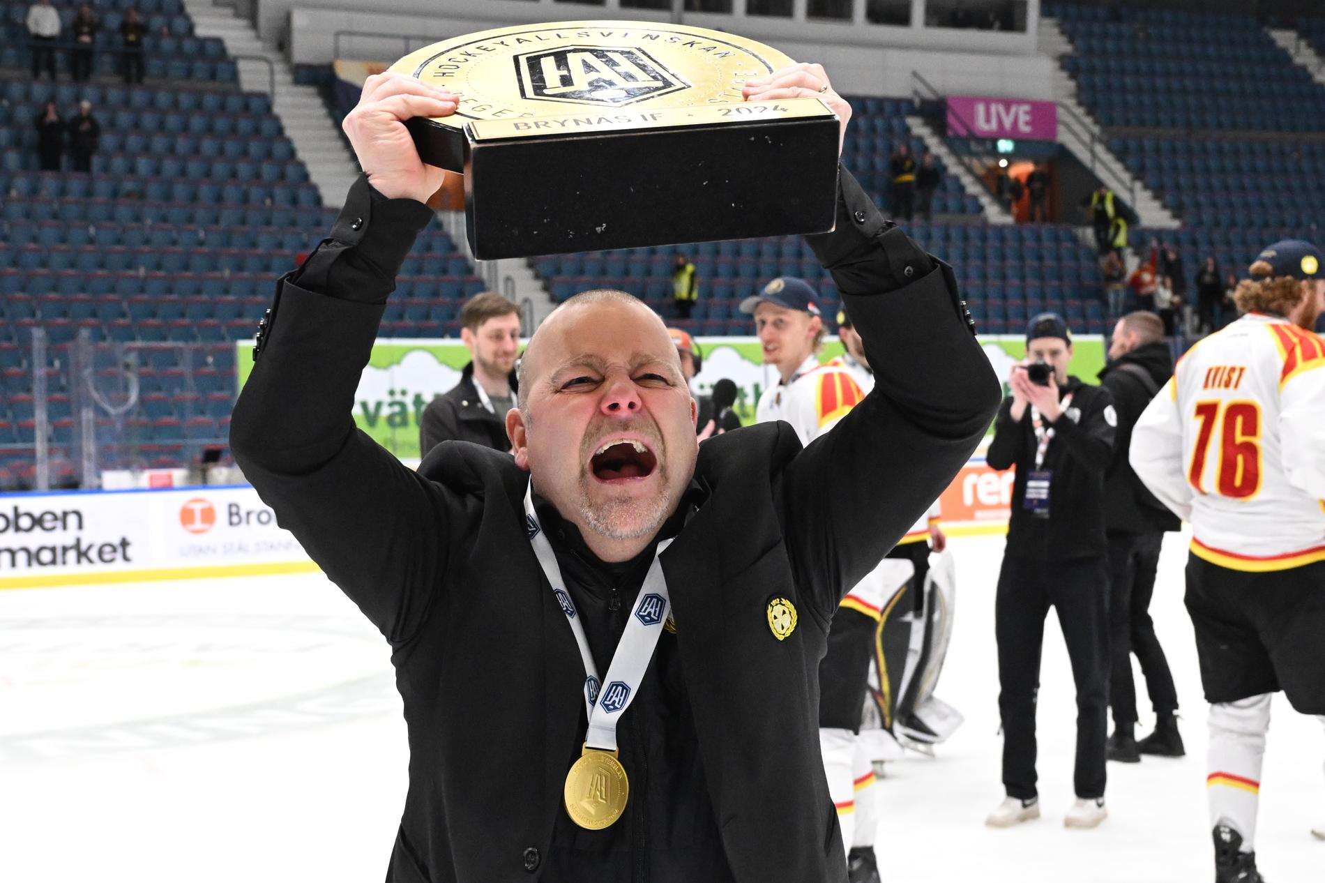 Brynäs tränare Niklas Gällstedt.