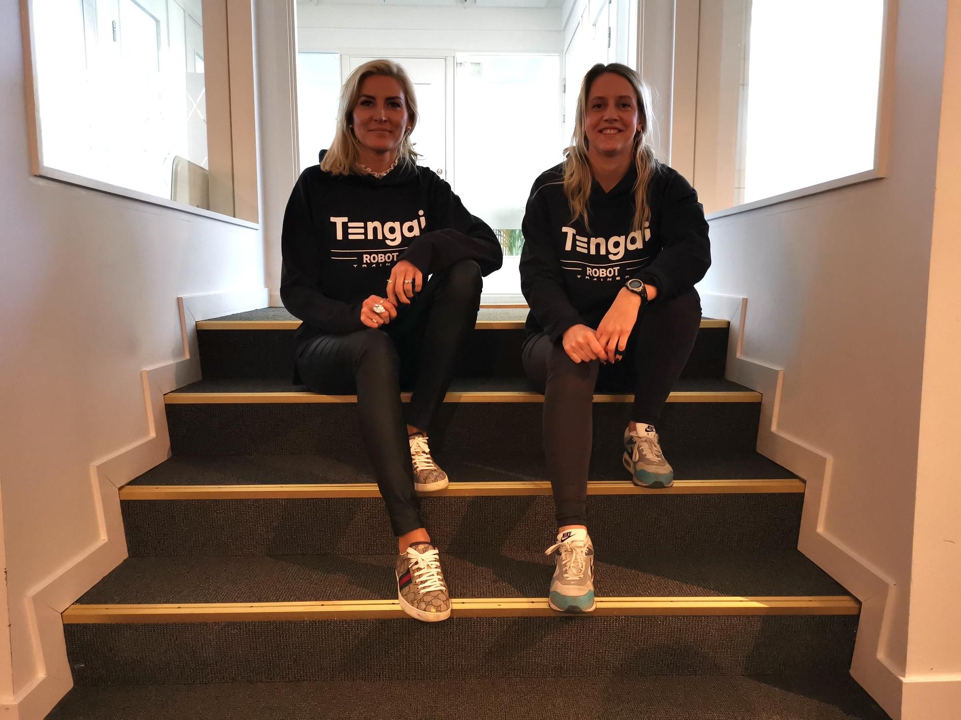 Elin Öberg Mårtenzon och Vanja Tufvesson inne på Tengais kontor i Malmö.