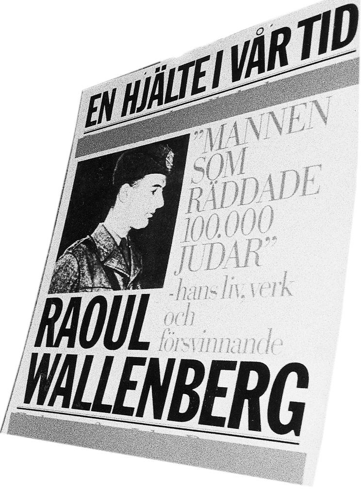 Affisch från en minnesstund i Stockholm 1985. Foto: Krister Nyman