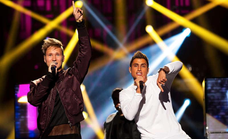 Samir och Viktor lockade tittare till Melodifestivalen.