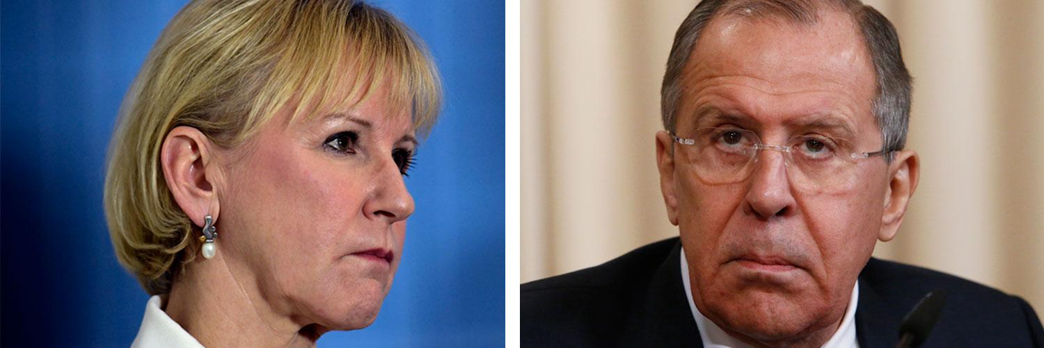Den svenska utrikesministern Margot Wallström träffar sin ryska motsvarighet Sergej Lavrov senare i månaden.