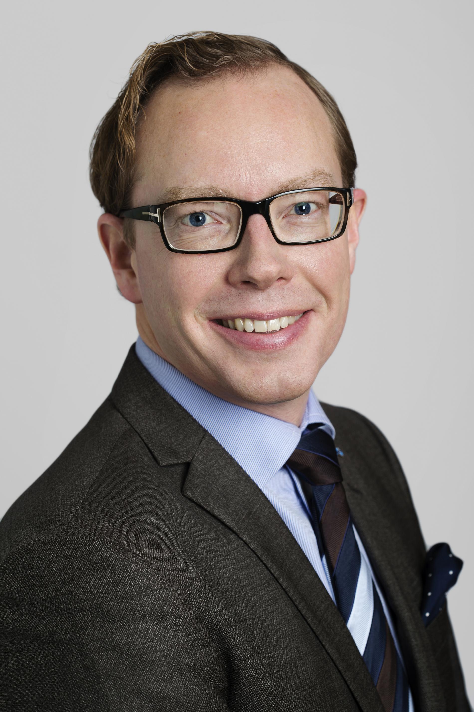 Daniel Forslund (L), innovationslandstingsråd i Stockholm