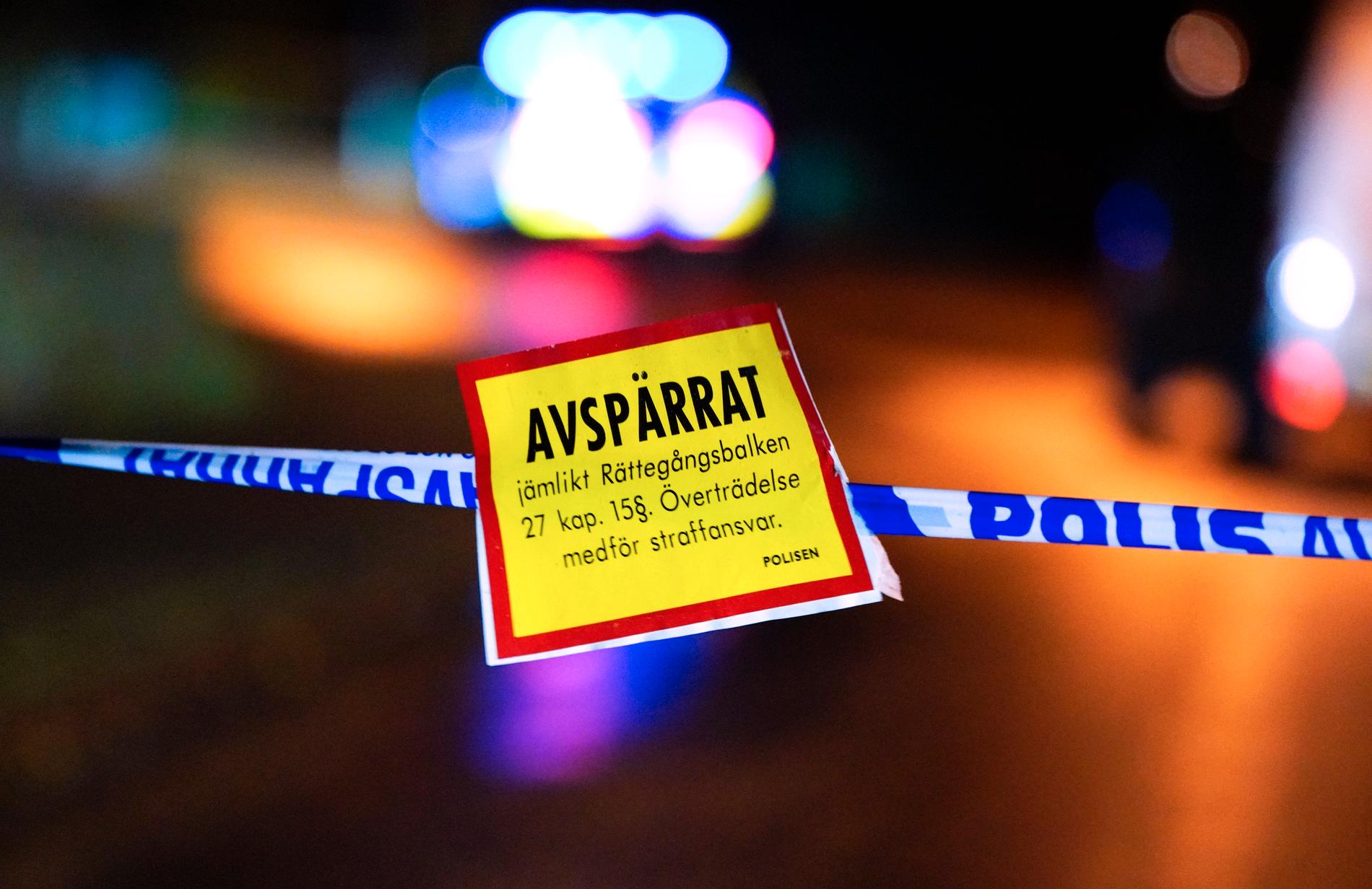 En person har hittats skadad efter ett larm om misstänkt skottlossning i Linköping. Arkivbild.