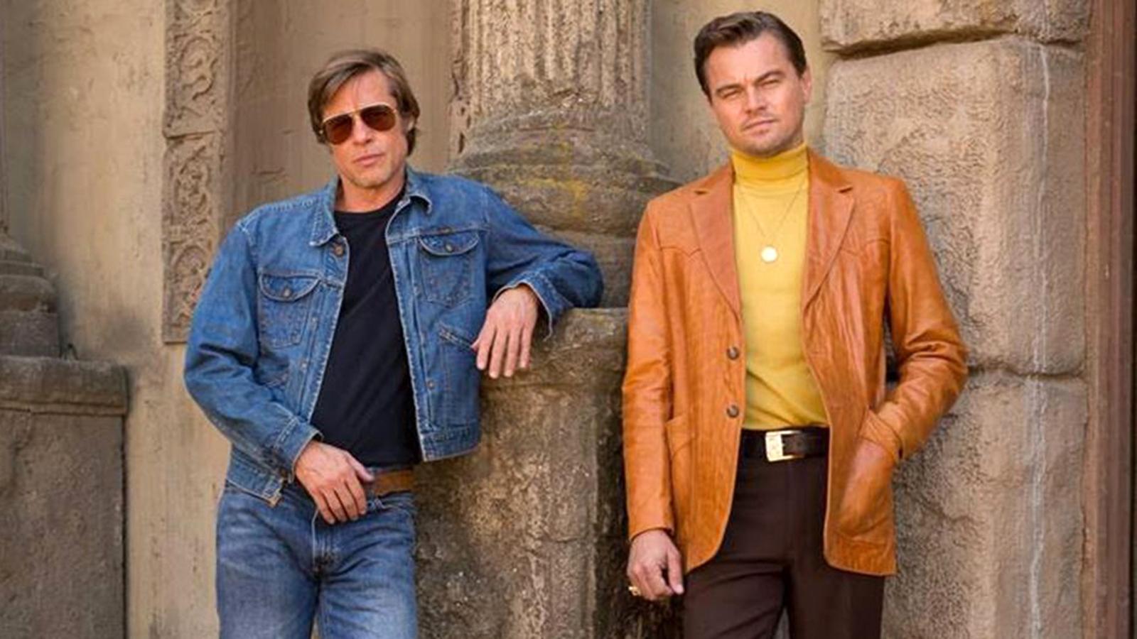Brad Pitt och Leonardo DiCaprio i Tarantinos film.
