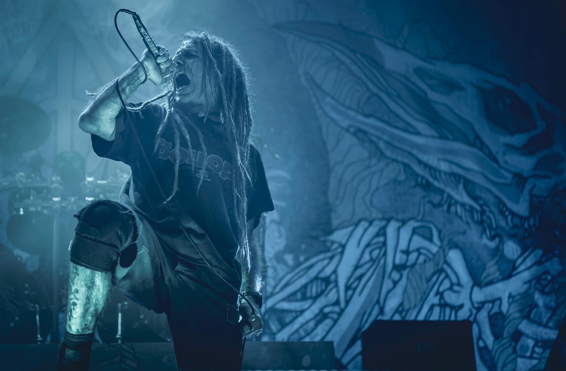 Lamb Of Gods frontman Randy Blythe verkade nöjd med att spendera sin 52-årsdag på Annexet i Stockholm, i sällskap av hängivna svenska fans.