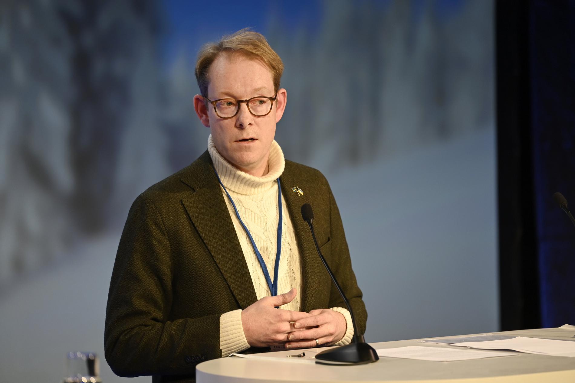 Utrikesminister Tobias Billström (M). 