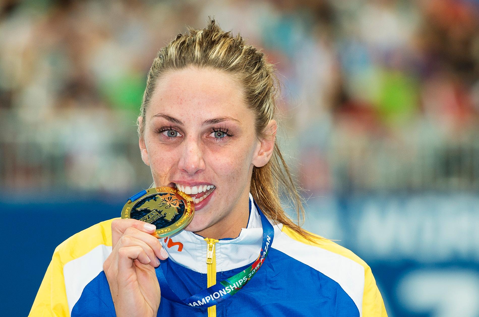 VM-guldmedaljören från VM i Kazan 2015.