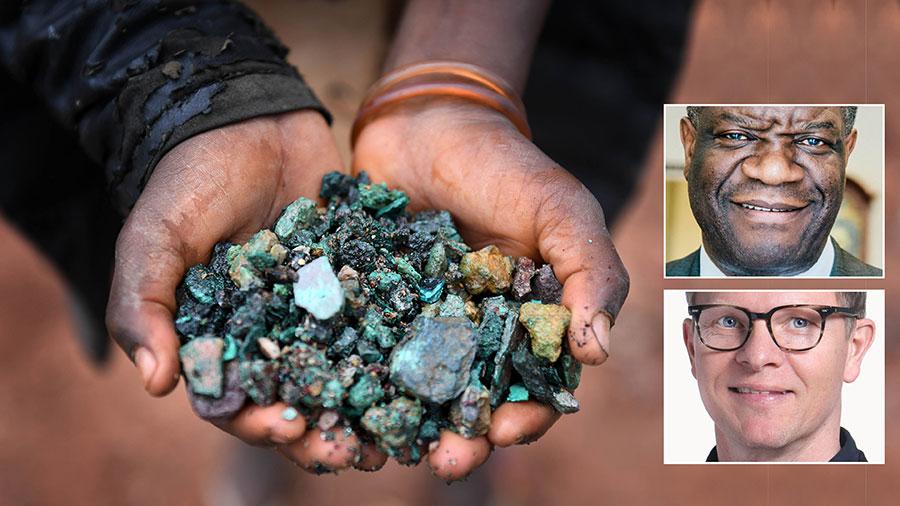 Kongo-Kinshasa är ett nyckelland i den gröna omställningen. Tillverkare av elbilar och elcyklar är beroende av kobolt härifrån. Men ett gott miljösamvete hos oss, kostar livet för gruvarbetare i Afrika, skriver Denis Mukwege och Niclas Lindgren.
