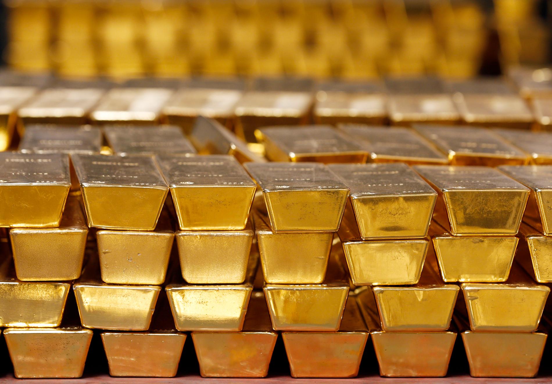 Guldpriset är det högsta sedan september 2011. Arkivbild