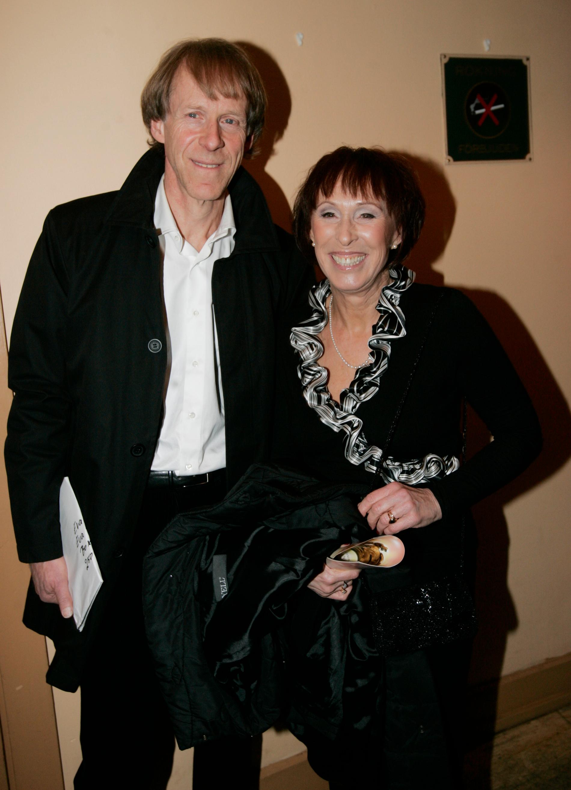 Eva Rydberg med sin man Tony Johansson 2007.