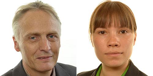 Rickard Persson (MP) och Annika Hirvonen Falk (MP).
