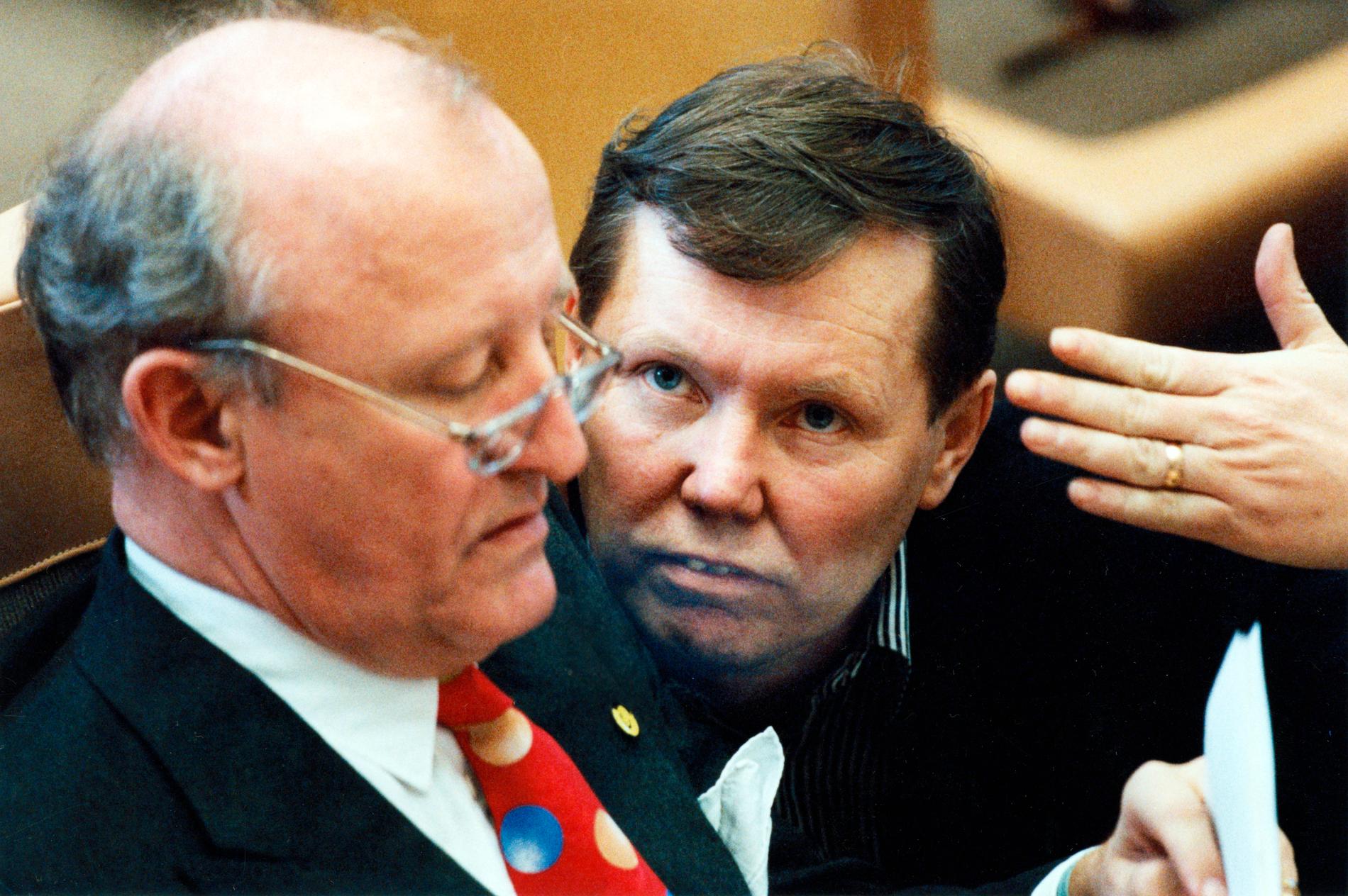 Ian Wachtmeister och Bert Karlsson grundad 1991 partiet Ny demokrati.