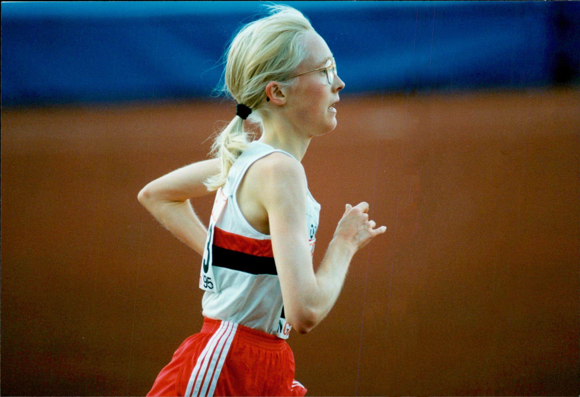 Sara Wedlund var en av Sveriges största löpartalanger, men karriären blev kort. Arkivbild.