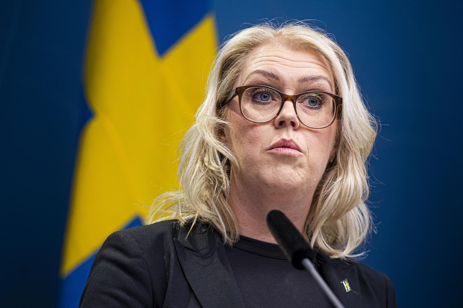 Lena Hallengren (S) socialminister.