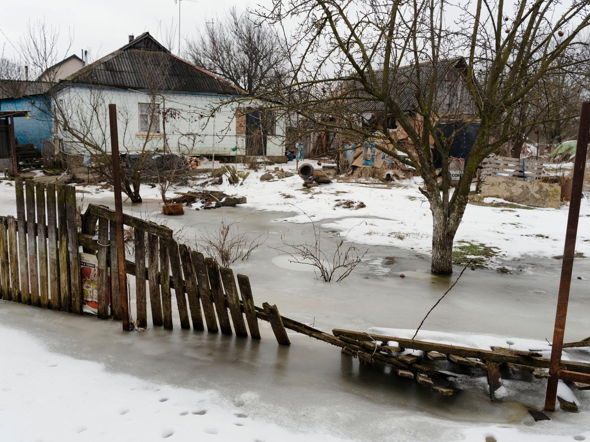Byn stoppade ryska framfarten – frös till is