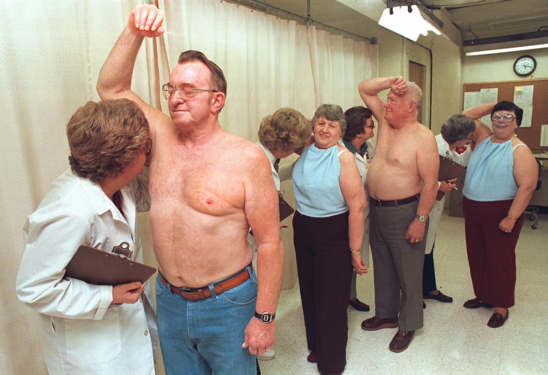 Ett deodorant-test på ett universitet i Ohio, år 1984.