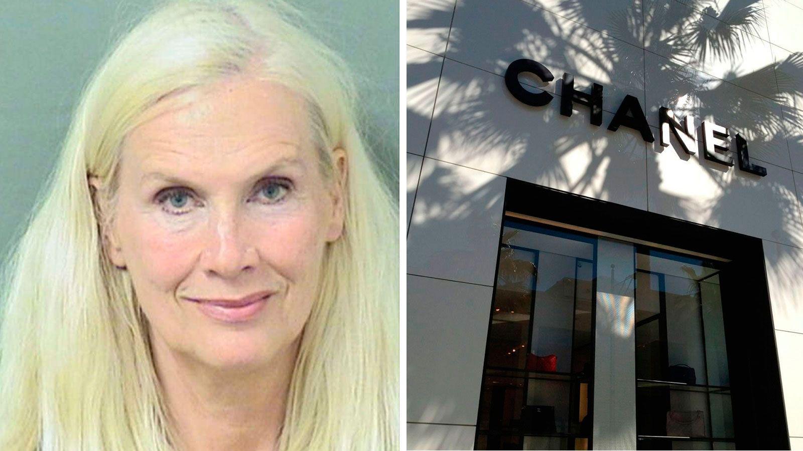 Gunilla greps efter hon besökt en Chanel-butik