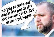AIK:s tränare Björn Wesström vill stoppa sågningarna i media.