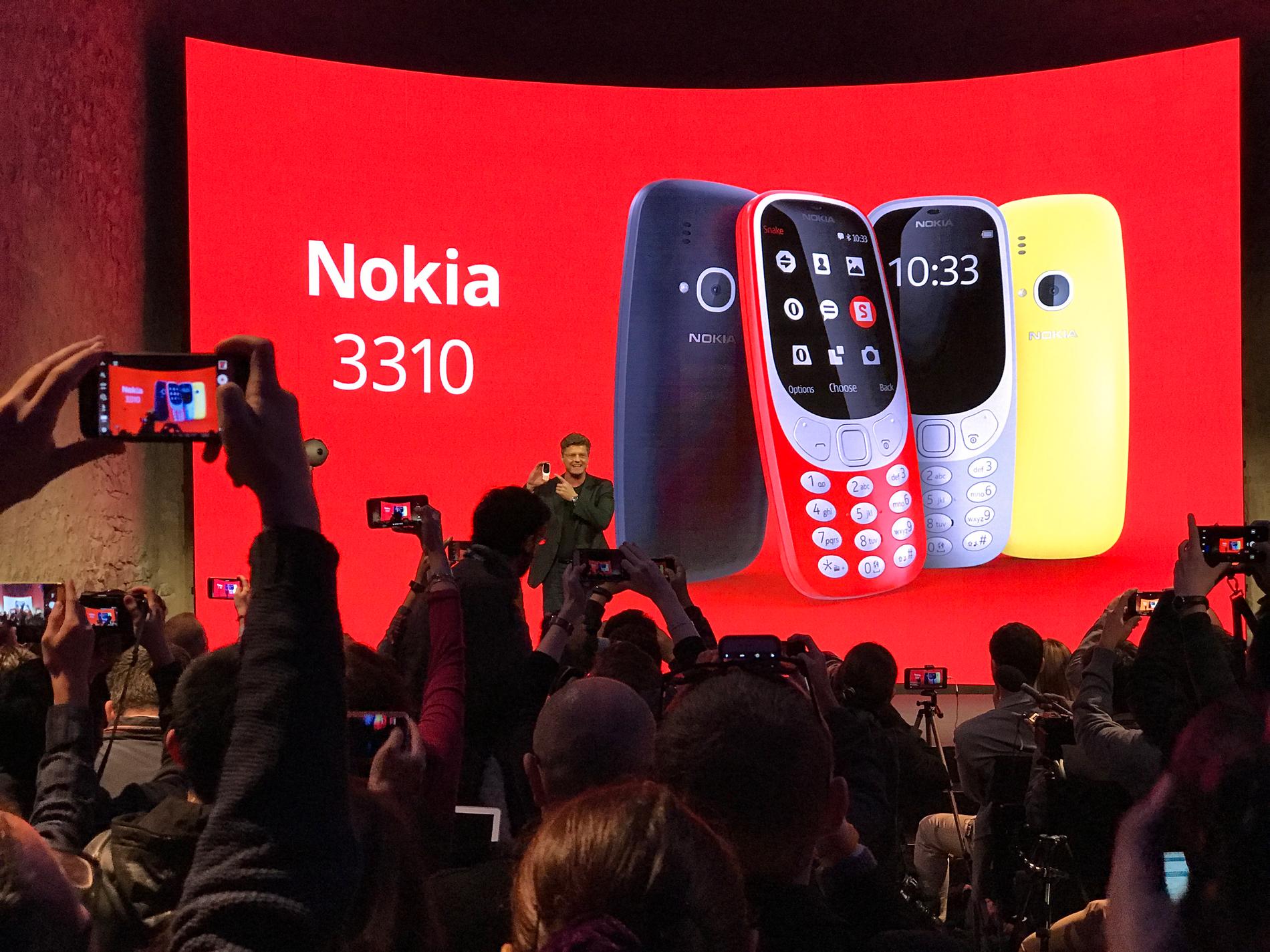 Tre nya smarta Nokiamobiler presenterades.