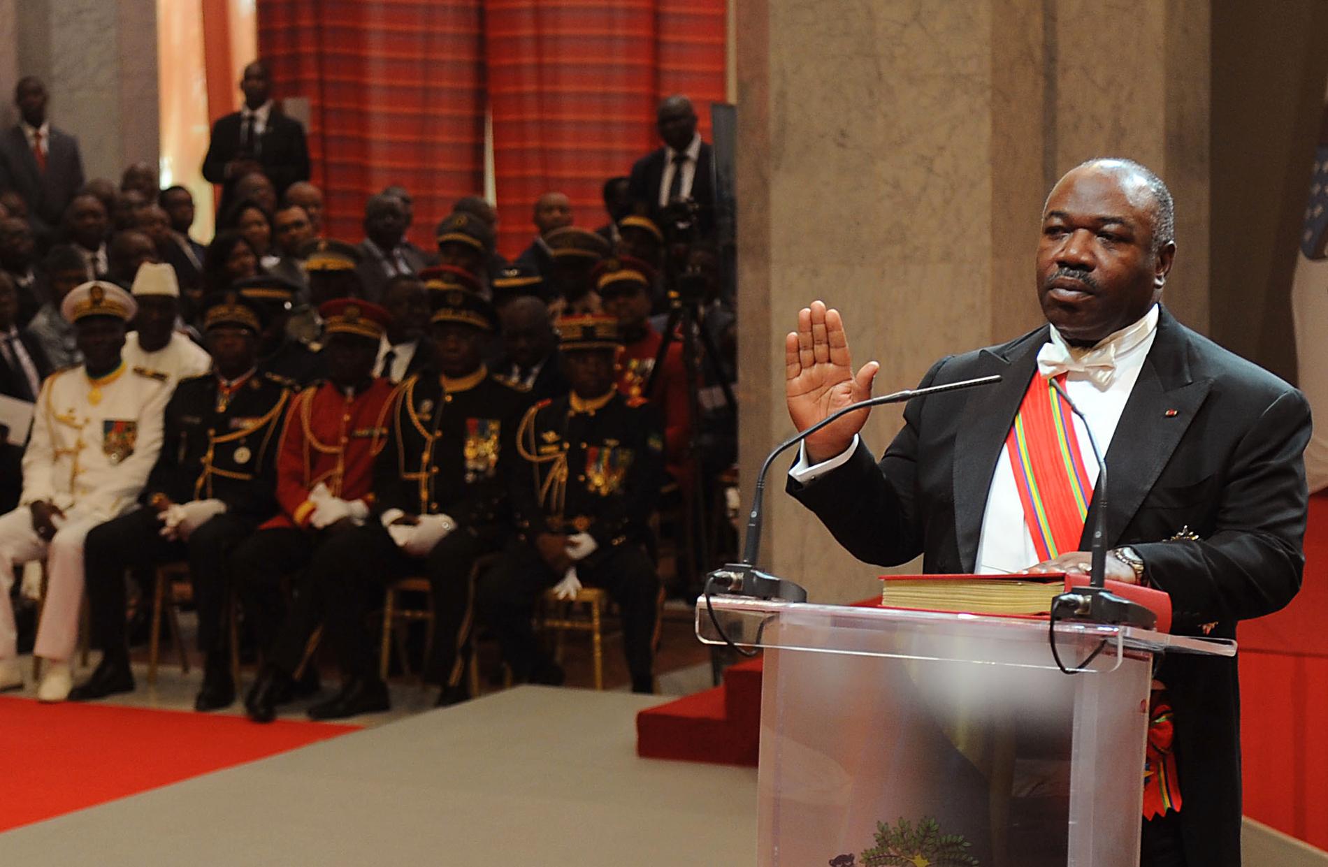Ali Bongo är president i Gabon.